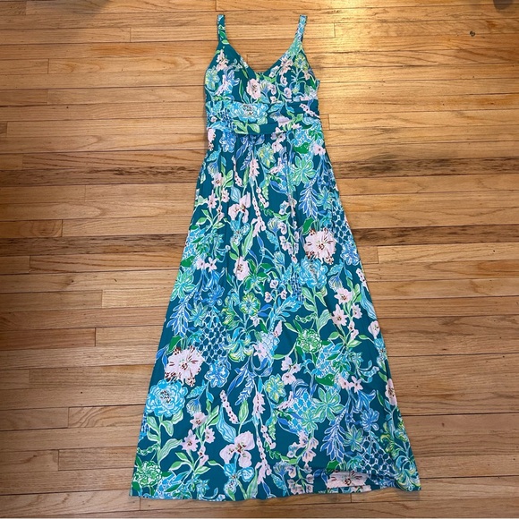 Lilly Pulitzer Dresses & Skirts - Lilly Pulitzer Blake Floral Maxi Dress